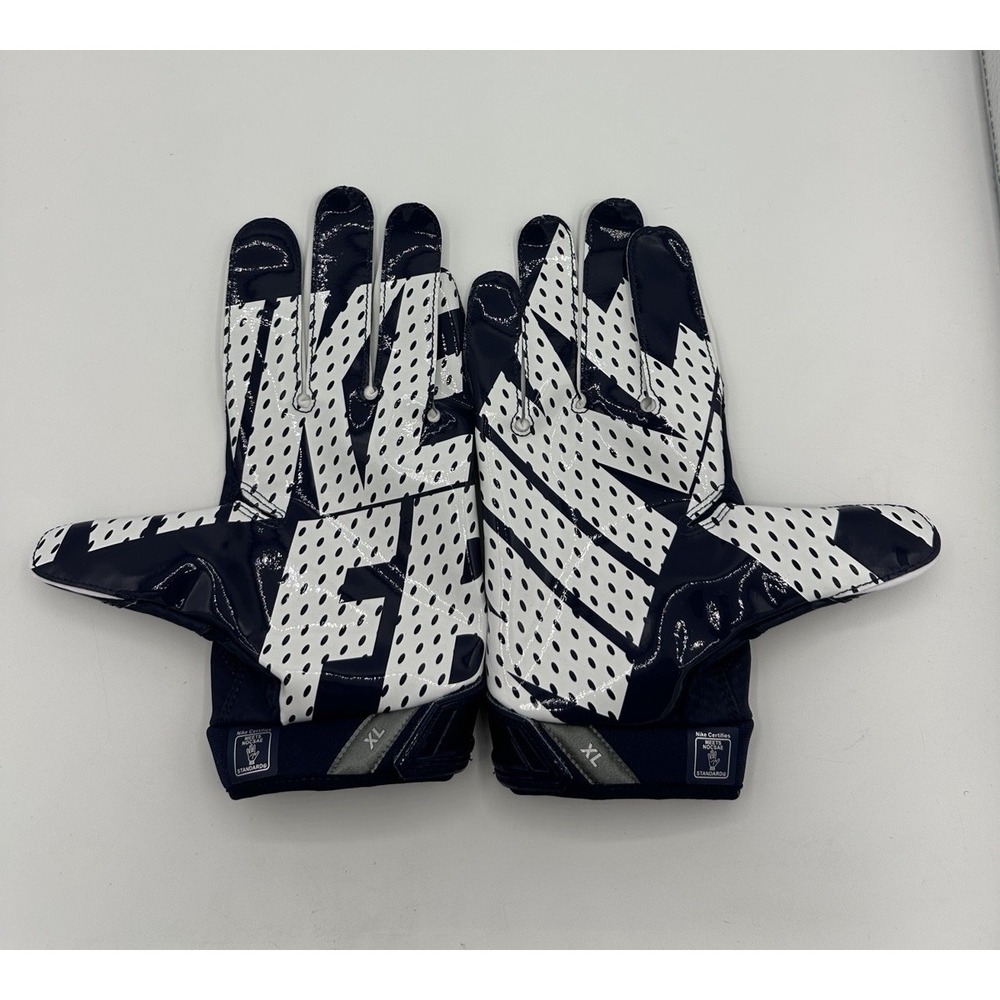 Nike Vapor Jet 3.0 CFM Sample Football Gloves XL Navy White GF0485-411 Rare